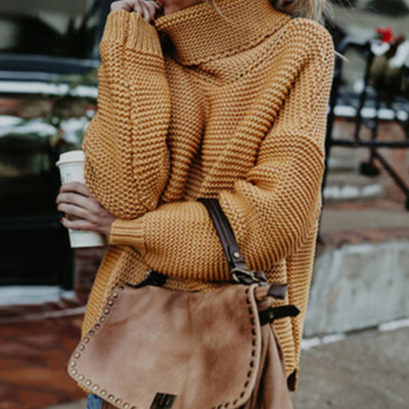 Sold Last M🌟Knitted Sweaters pullover baggy - Picture 3 of 8